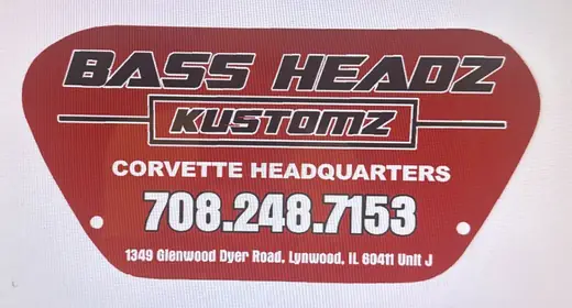 Red shaped custom sticker with a phone number